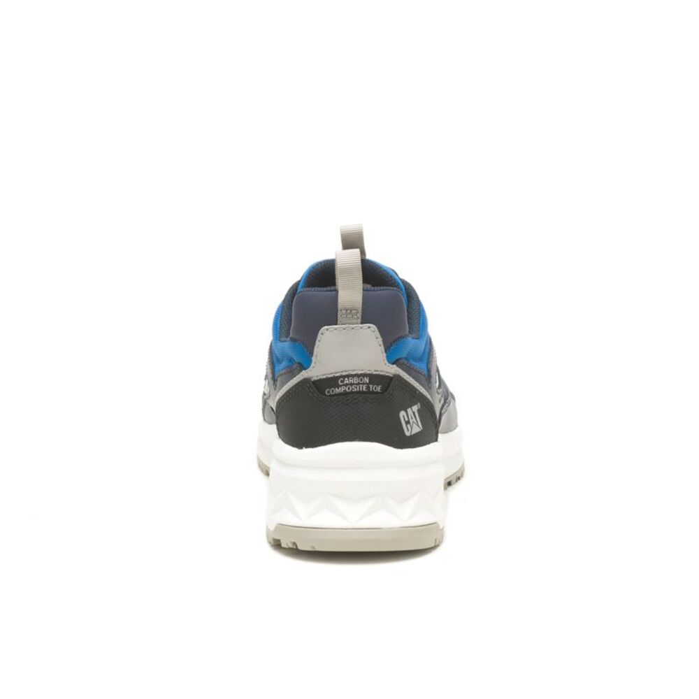 Caterpillar Mens Streamline Runner Carbon Composite Toe Blue Shoes (NWT) - Picture 5 of 6